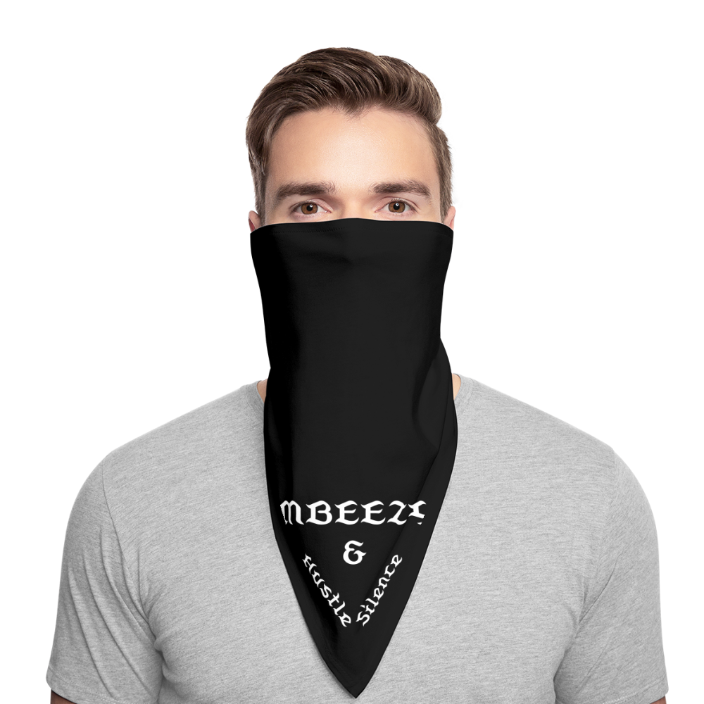 MBEEZY Hustle & Silence Bandana - black
