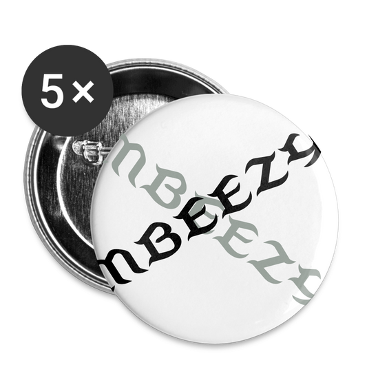 MBEEZY Buttons small 1'' (5-pack) - white